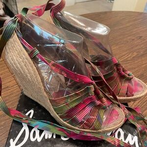 Sam Edelman Pink Tropic Wedge